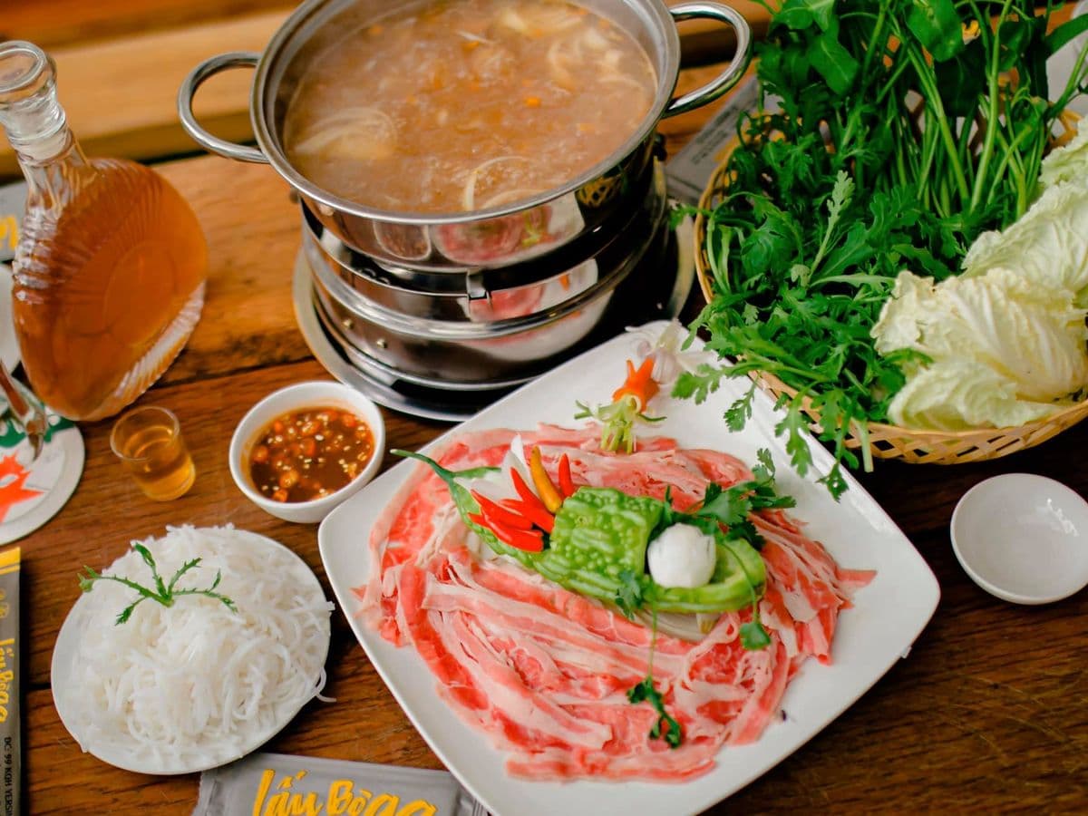 Lẩu bò Đà Lạt