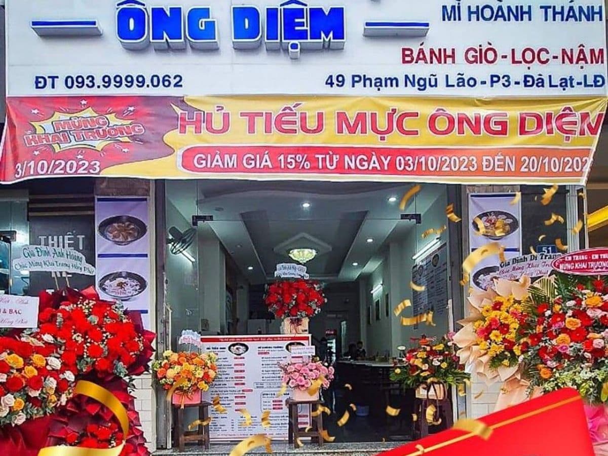 Hủ tiếu mực-mì-cơm Quán Ông Diệm - TP Đà Lạt — ảnh 1