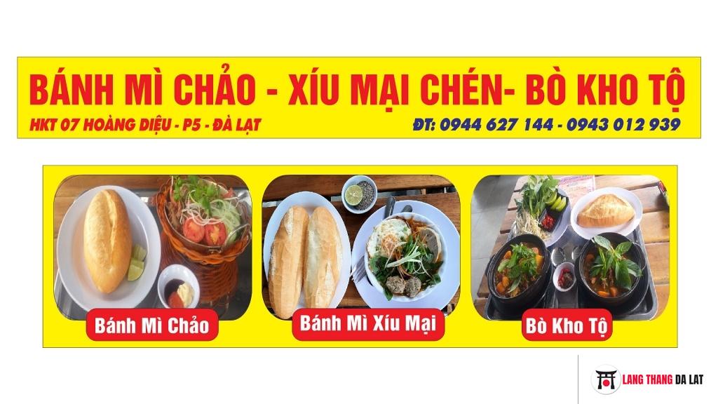 Bánh Mì Chảo - Xíu Mại Chén - Bò Kho Tộ