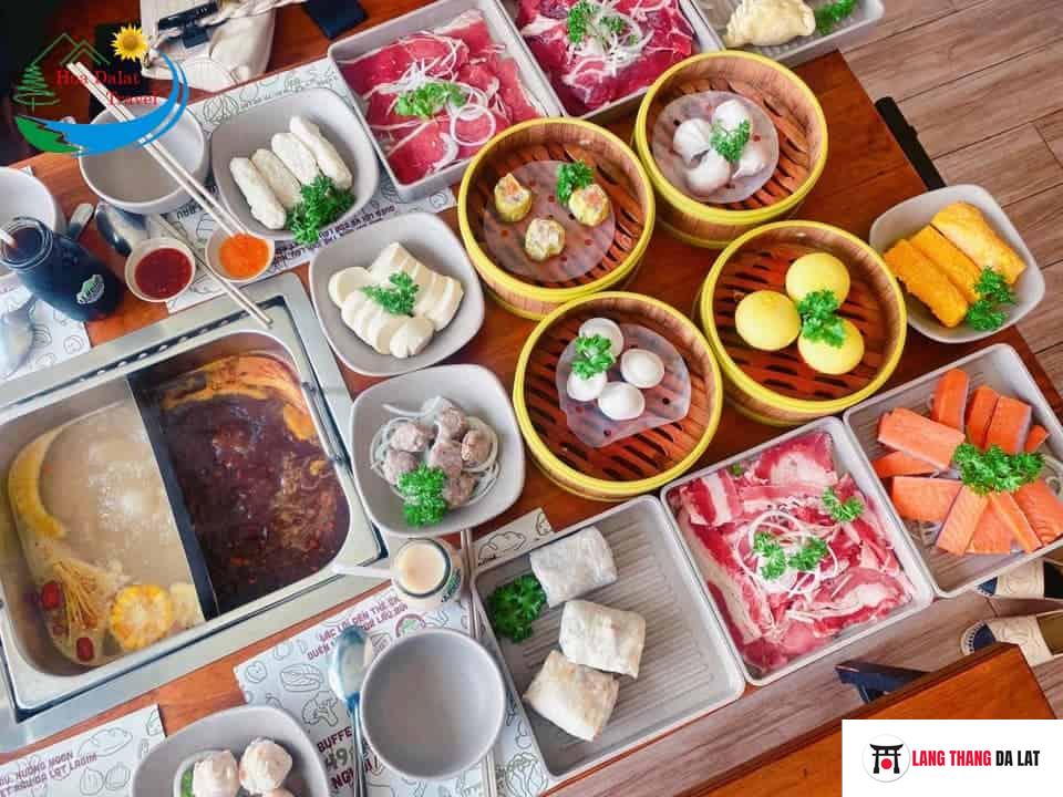 Buffet rau LAGIM ở Đà Lạt