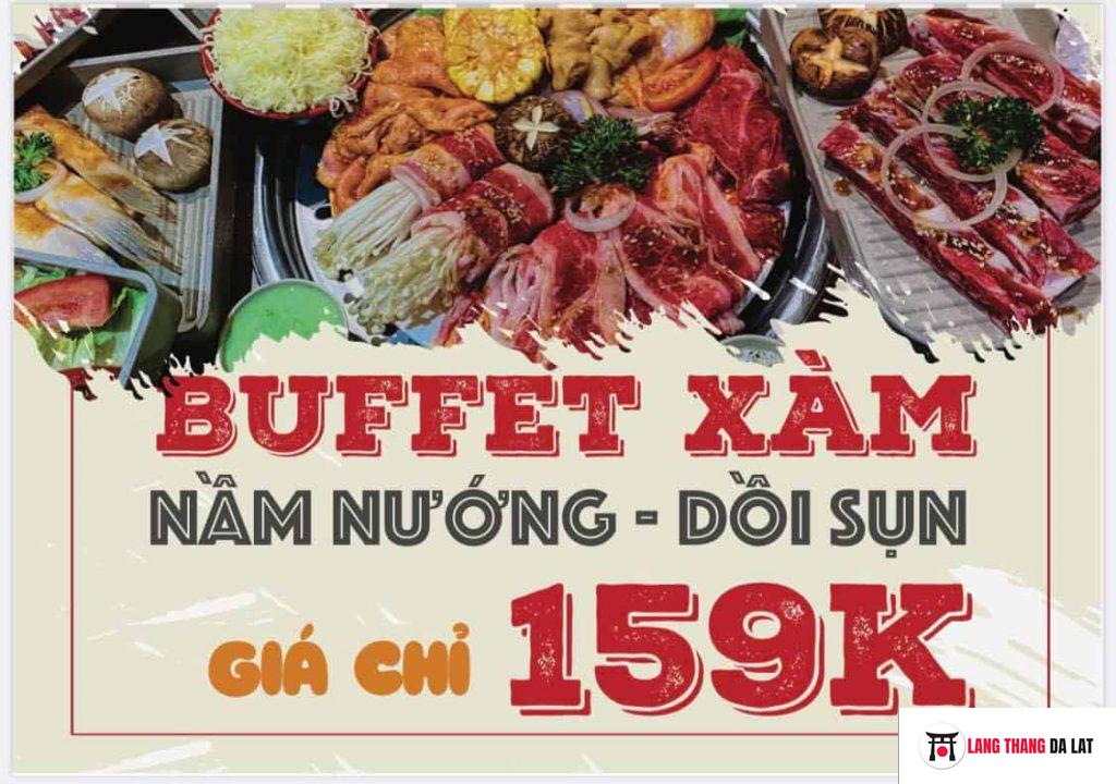 Buffet xàm ở Đà Lạt