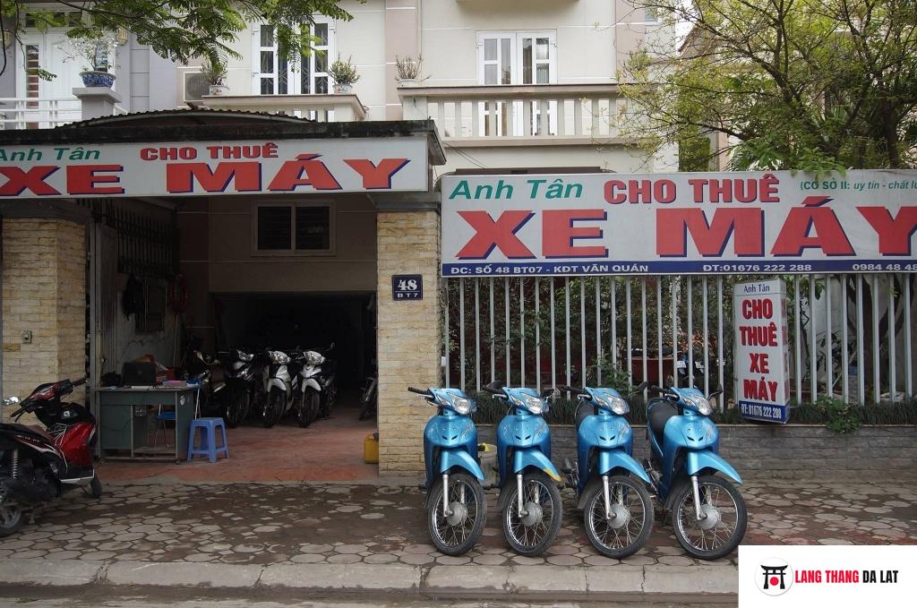 Cho thuê xe máy Anh Tân Đà Lạt