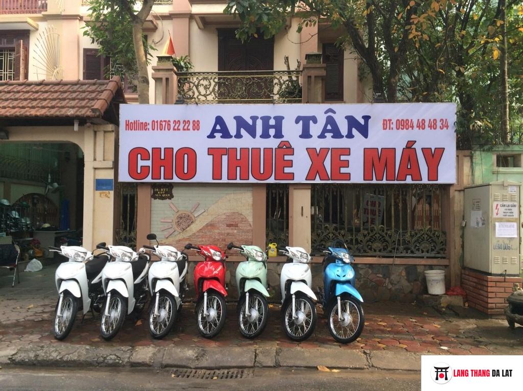 Cho thuê xe máy Anh Tân