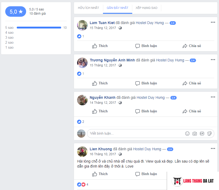 đánh giá khách sạn Duy Hưng Đà Lạt