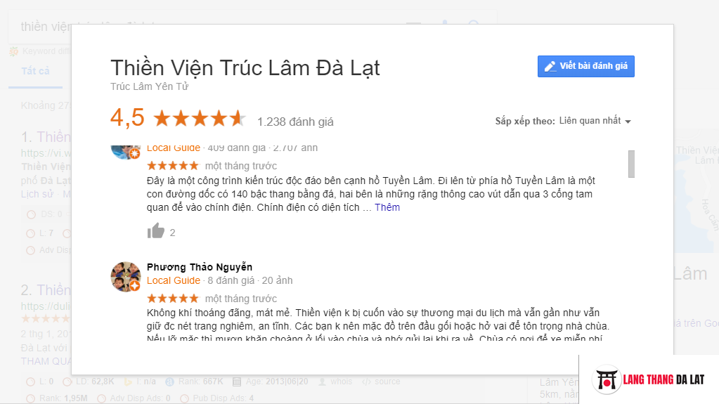 Đánh giá Thiền Viện Trúc Lâm Đà Lạt