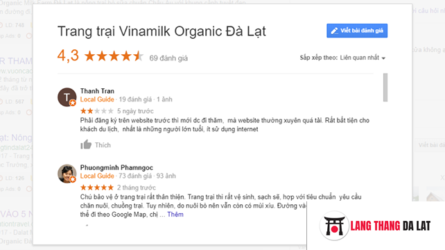 Đánh gia trang trại bò sữa Vinamilk Organic Đà Lạt