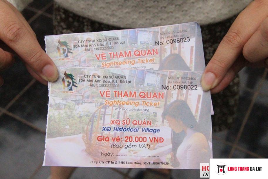 Giá vé XQ Sử Quán