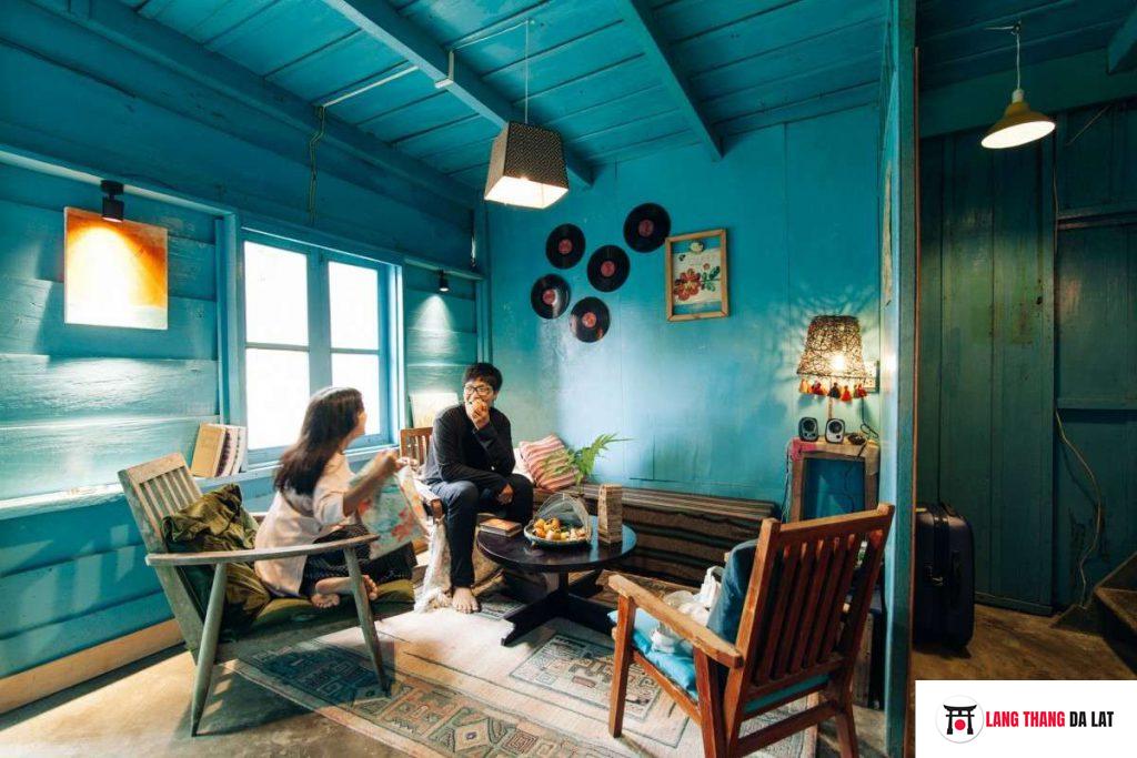 Không gian homestay Le Bleu Đà Lạt