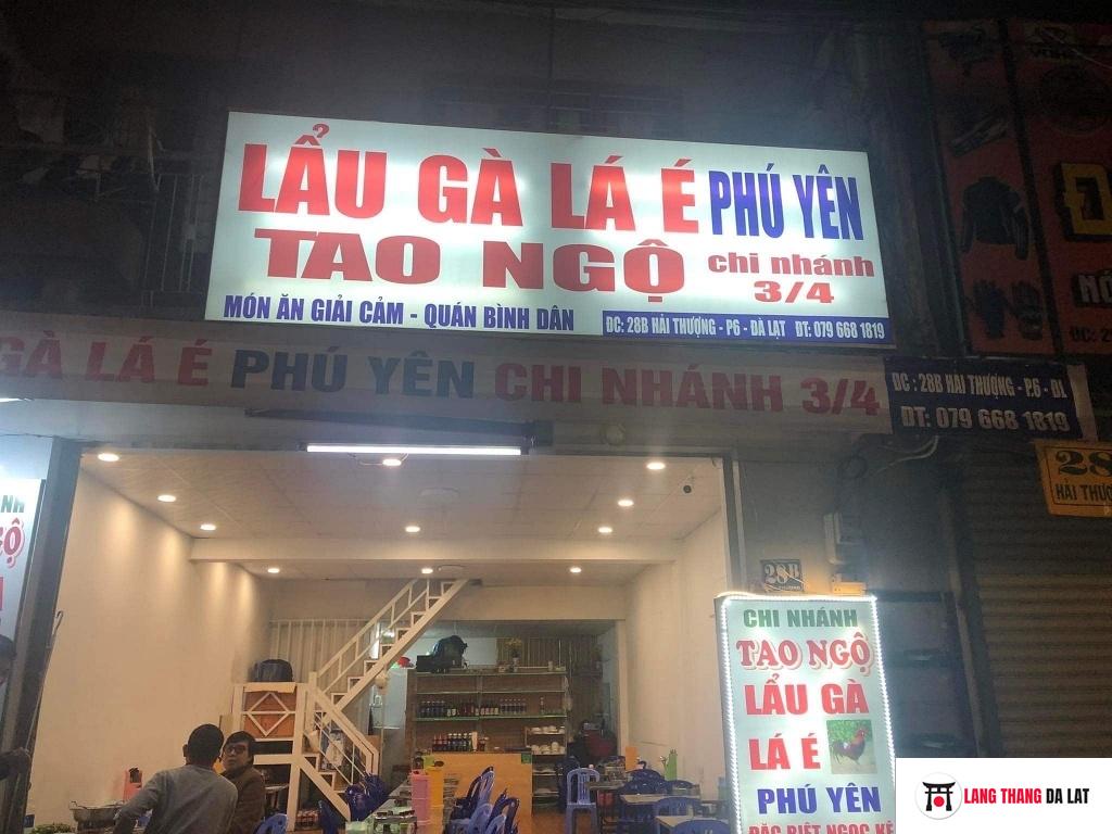 Lẩu Gà Lá É Tao Ngộ - 28B Hải Thượng