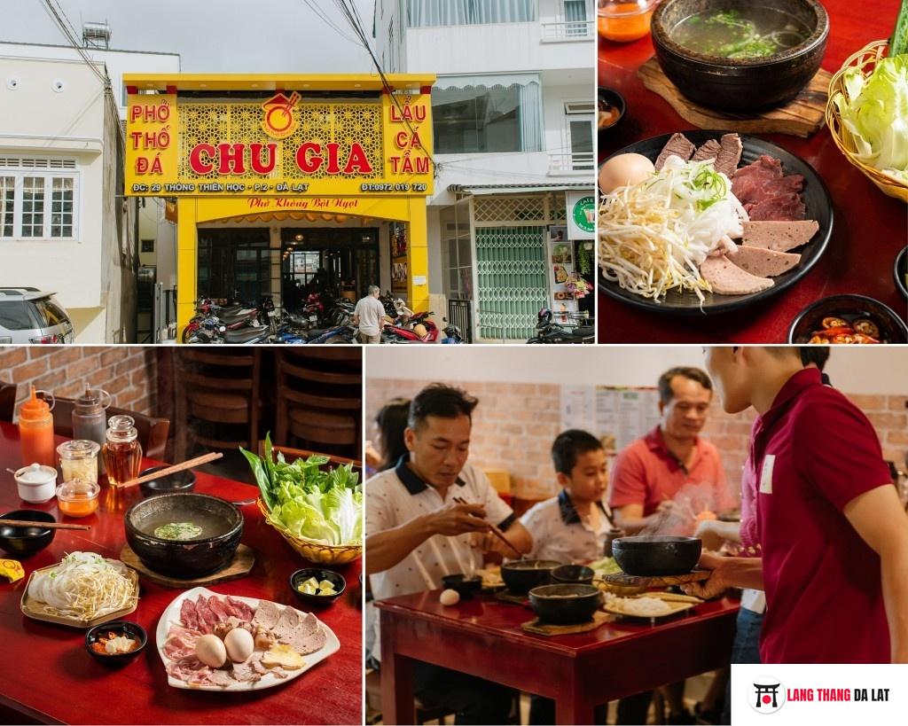 Phở thố đá Chu Gia Đà Lạt