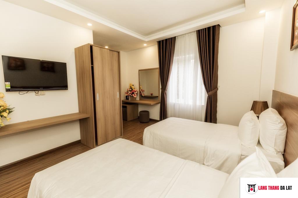 Phòng 2 giường đơn khách sạn President Đà Lạt