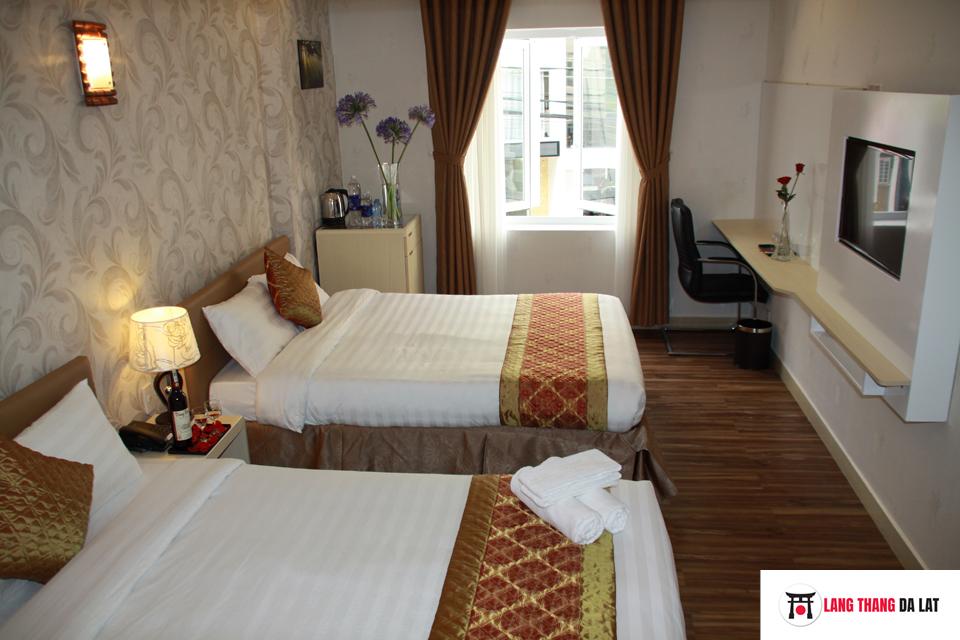 phòng Deluxe Quadruple hotel Arapang Đà Lạt