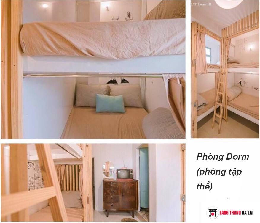 phòng dorm Dalat Lacasa homestay