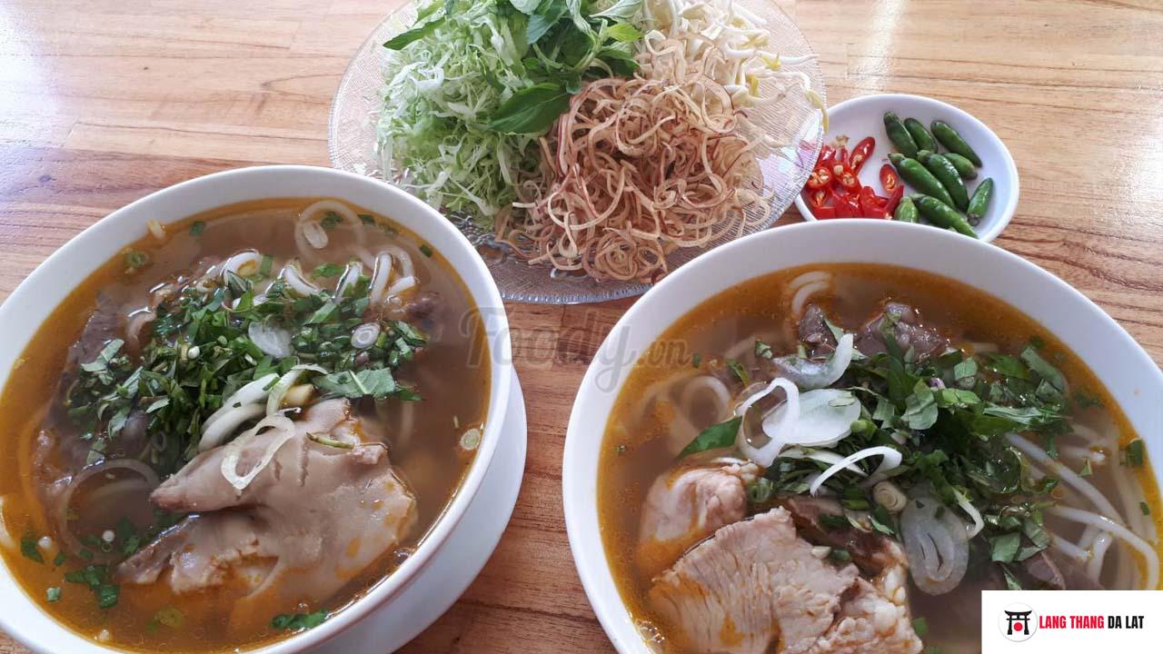 Quán Bún bò Huế Đà Lạt ngon