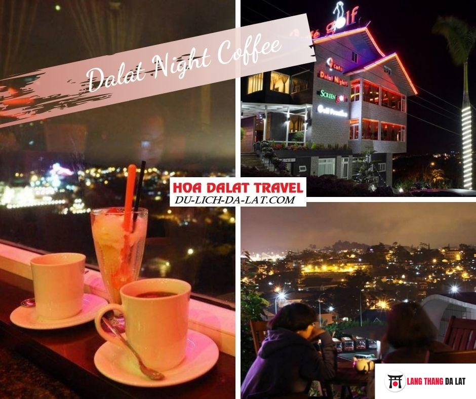 Quán cafe Dalat night