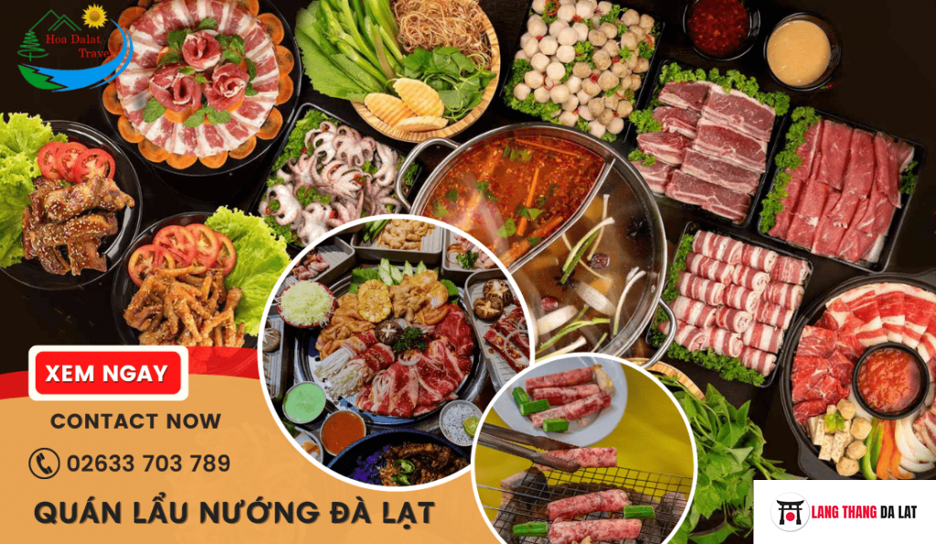 Quán lẩu nướng Đà Lạt