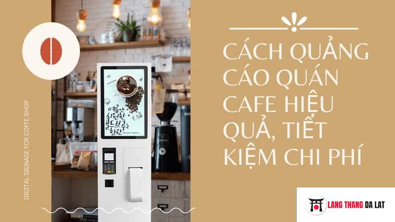 quảng cáo quán cafe