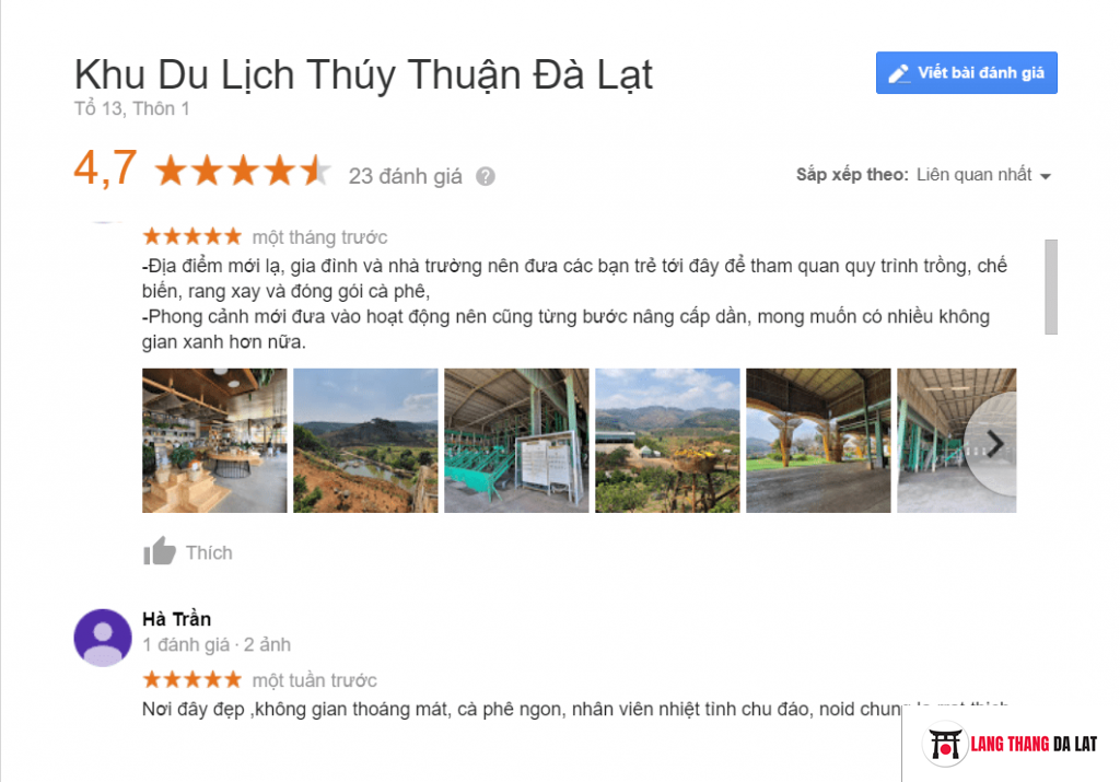 Review khu du lịch Thúy Thuận