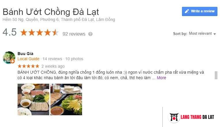 review món bánh ướt xếp chồng