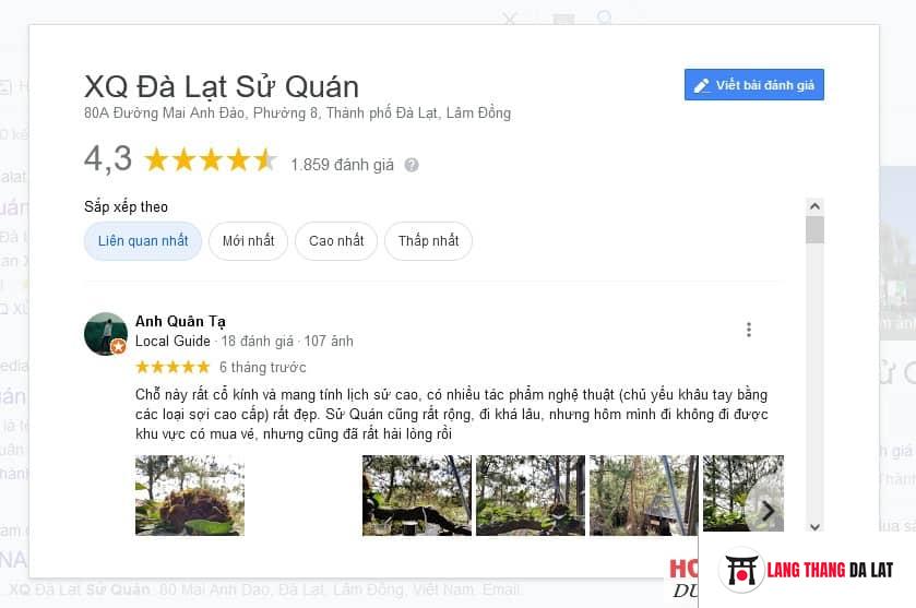 Review XQ Sử Quán Đà Lạt