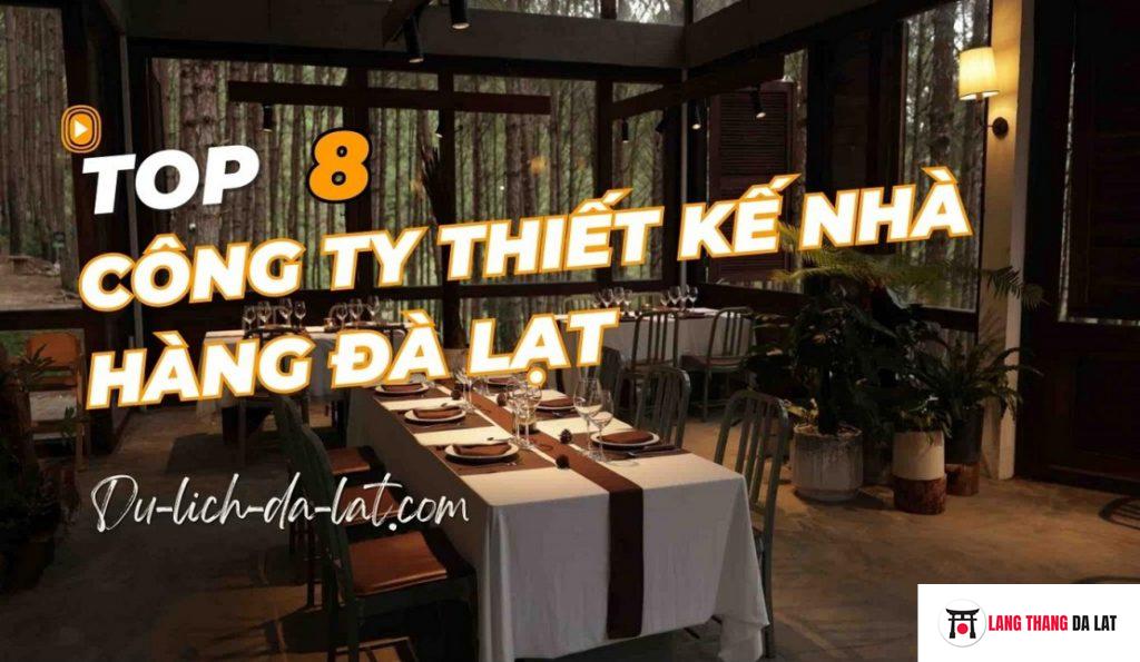 Thiết kế nhà hàng Đà Lạt