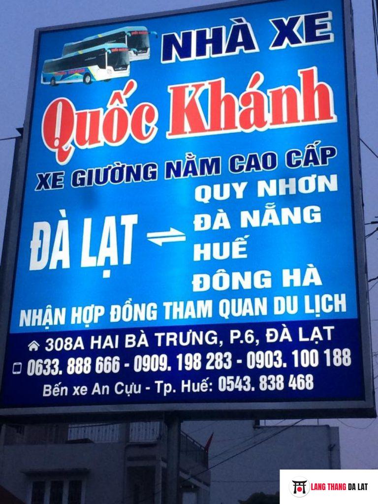 Thông tin Nhà xe Quốc Khánh