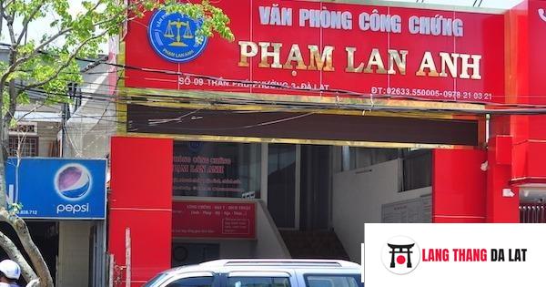 Văn phòng công chứng Phạm Thị Lan Anh