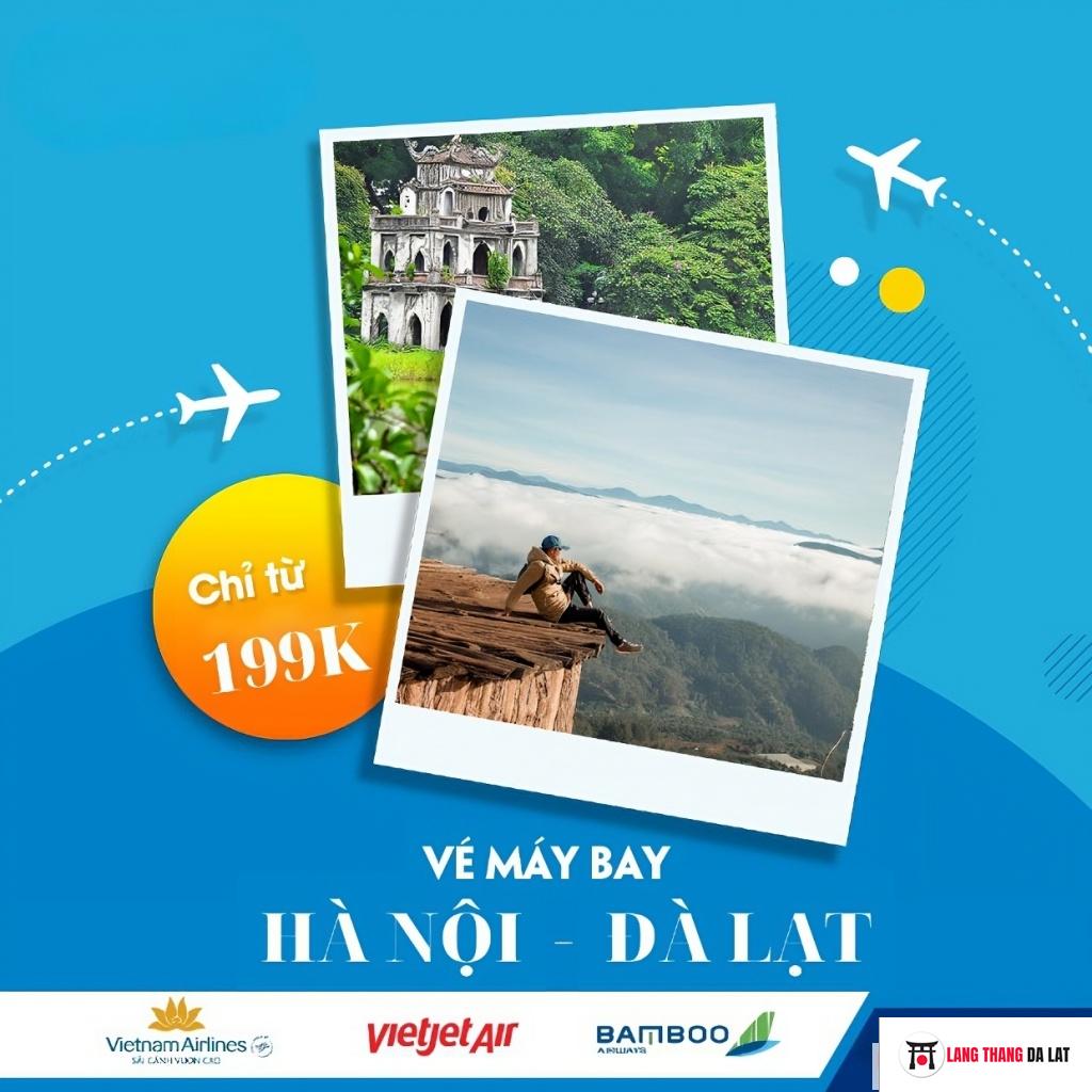 Vé máy bay từ Hà Nội đi Đà Lạt