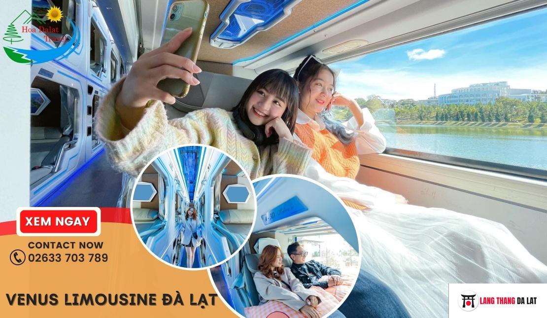 Xe phòng đôi Venus Limousine Đà Lạt – Chuyến xe 3 “KHÔNG”