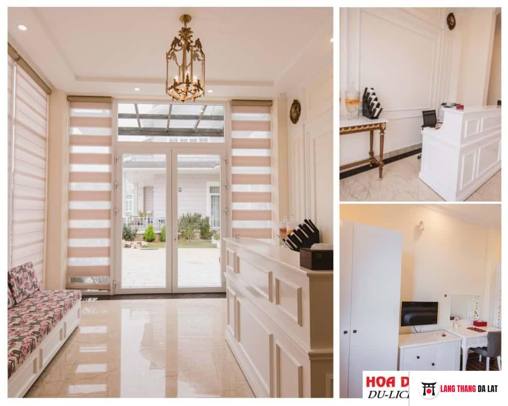 Villa Khuê quy mô gồm có 4 phòng ngủ