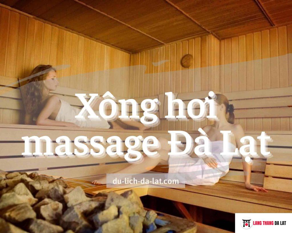 Xông hơi, massage Đà Lạt